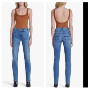 7 For All Mankind Kimmie Straight-Leg Jeans Size 27